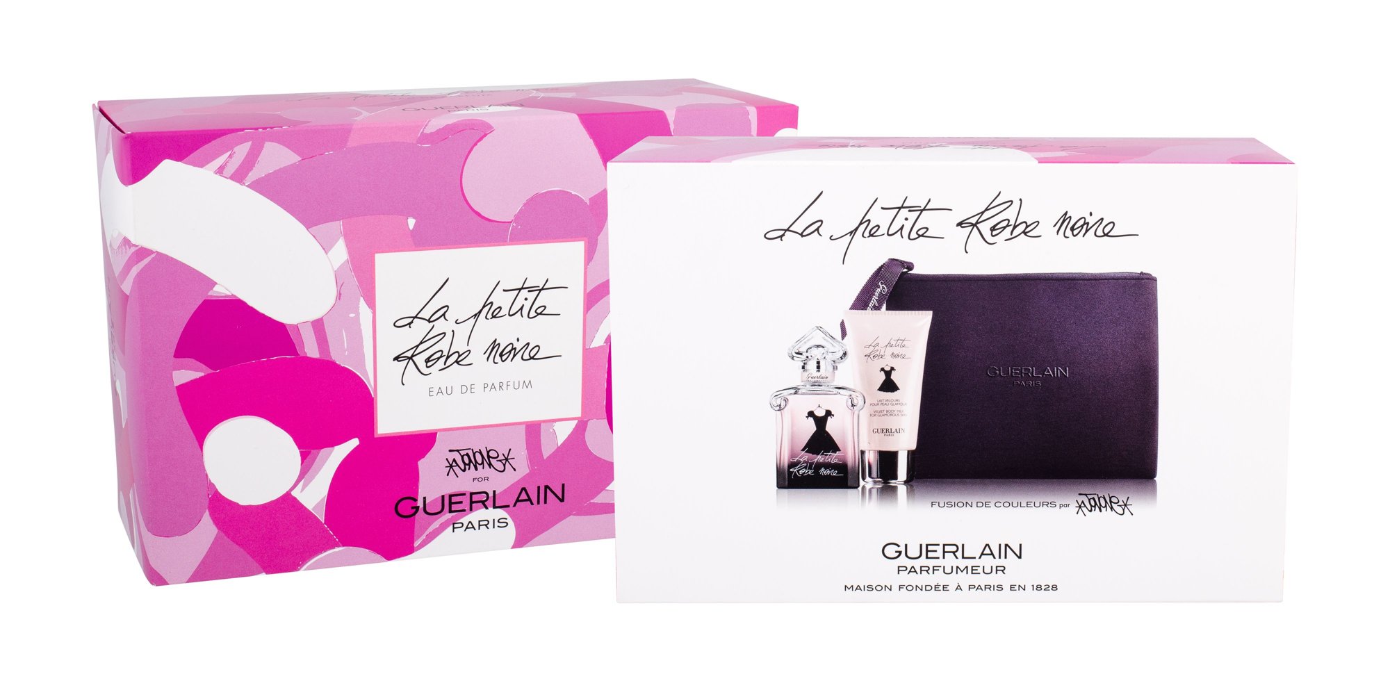 Guerlain La Petite Robe Noire 50ml Edp 50ml + 75ml Body lotion + Cosmetic bag Kvepalai Moterims EDP Rinkinys