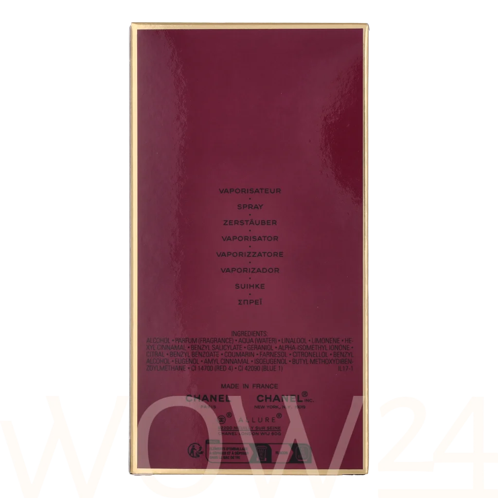 Chanel Chanel Allure Sensuelle Edp Spray 100 ml kvepalai Moterims EDP