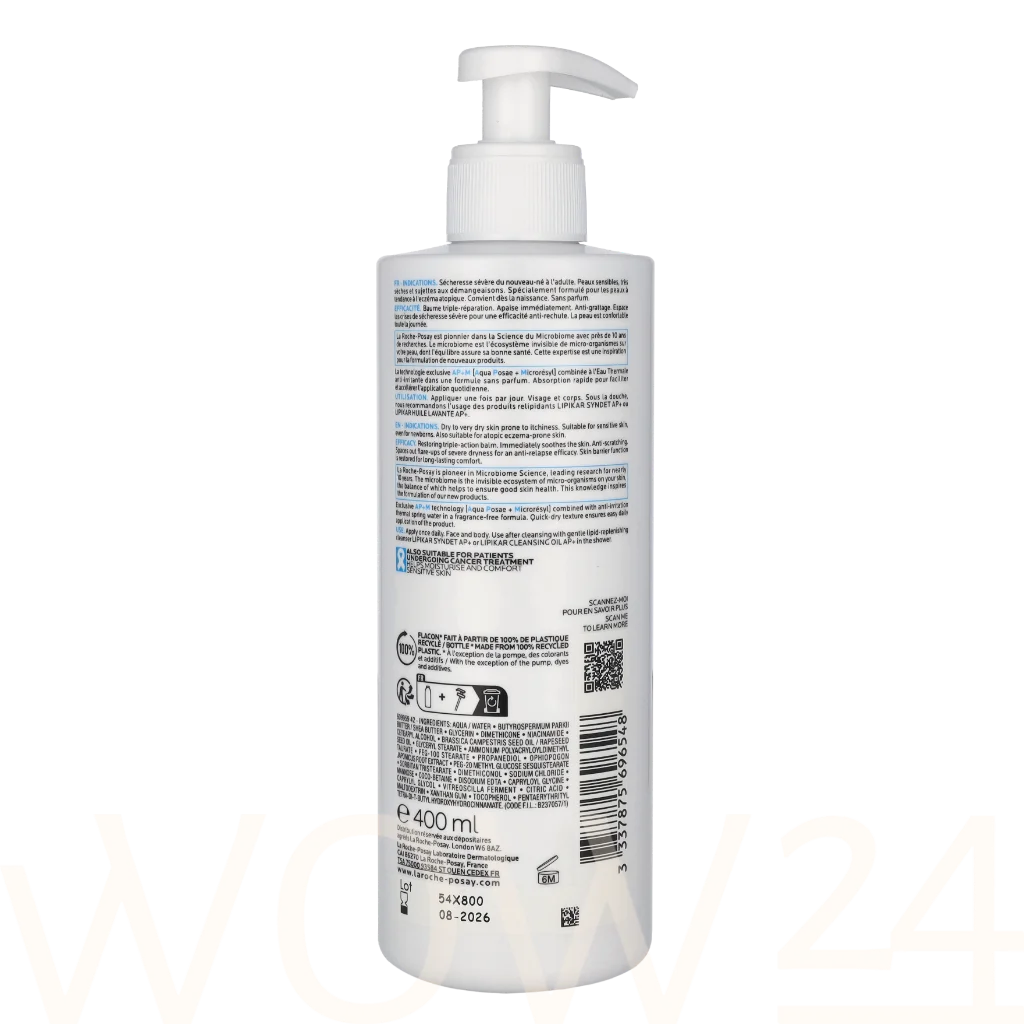 La Roche-Posay LRP Lipikar AP+M Balm 400 ml kūno pienelis du&scaron;ui