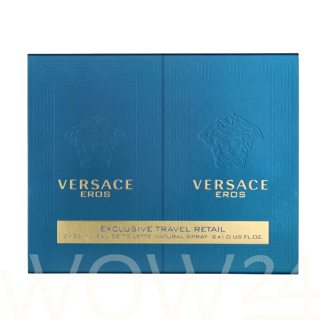 Versace Versace Eros Pour Homme Duo Set 60 ml kvepalai Vyrams