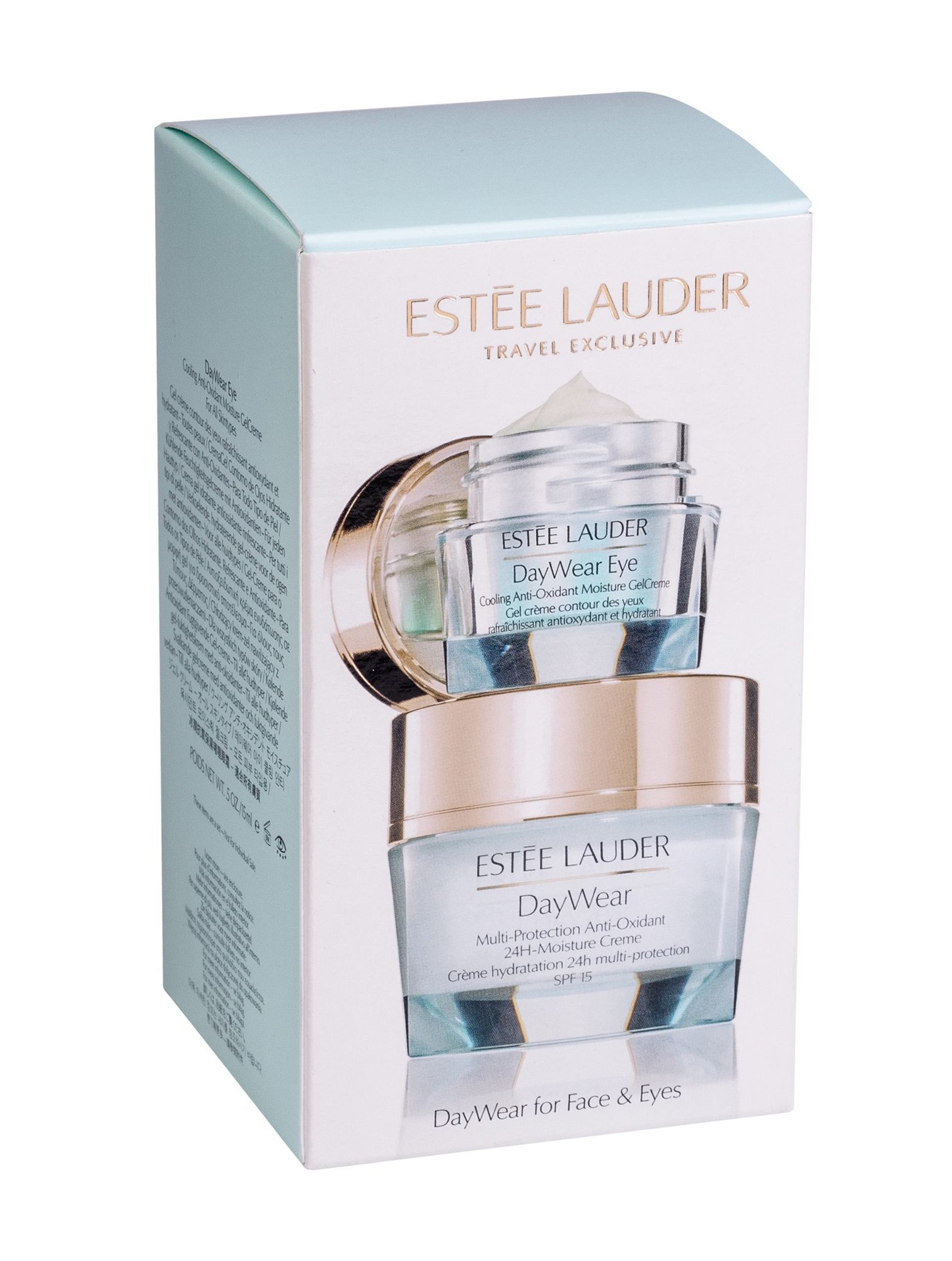 Esteé Lauder DayWear Advanced Multi Protection 50ml Daily Skin Care SPF15 50 ml + Eye Care 15 ml dieninis kremas Rinkinys