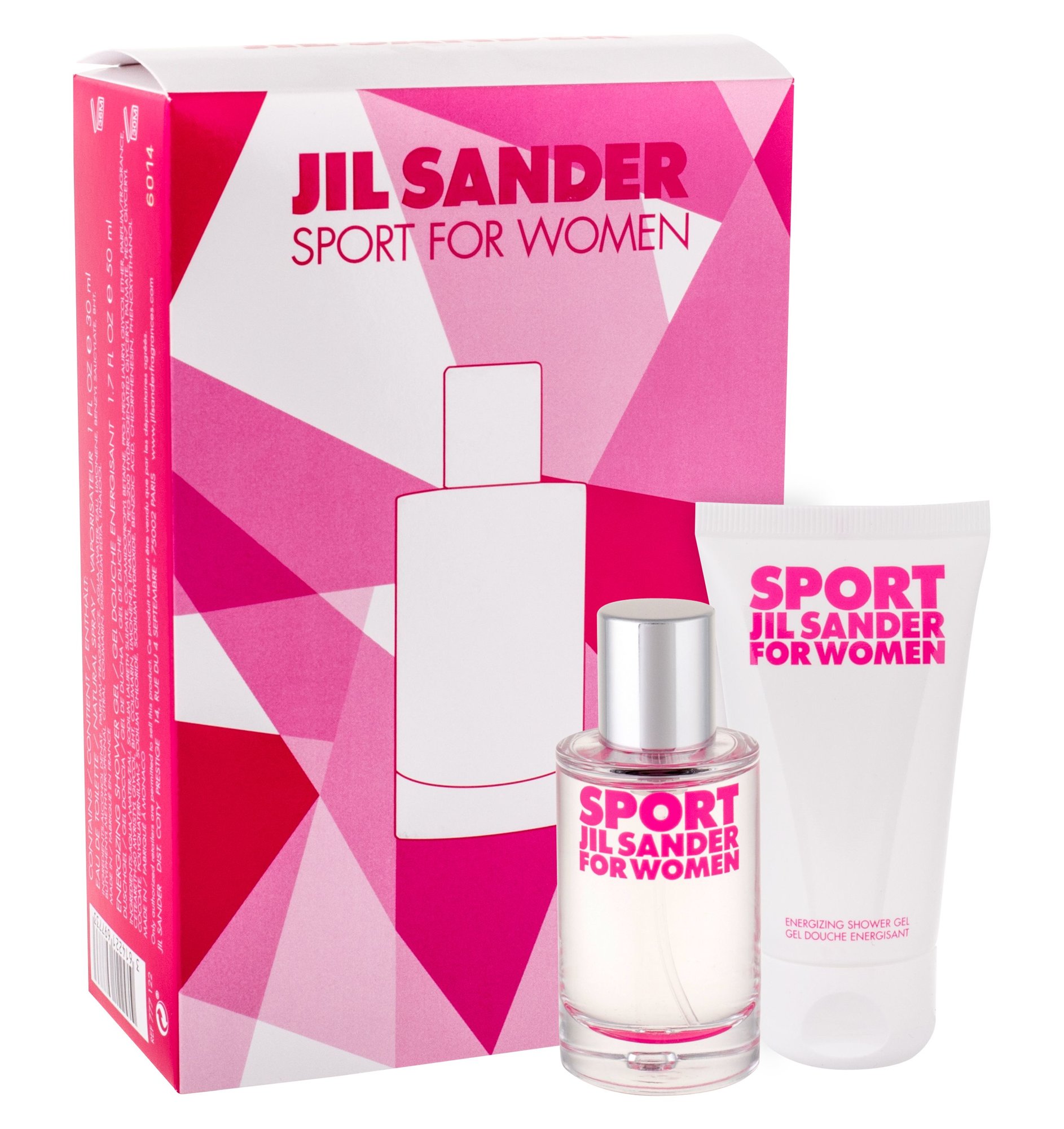 Jil Sander Sport 30ml Edt 30 ml + Shower Gel 50 ml Kvepalai Moterims EDT Rinkinys (Pažeista pakuotė)
