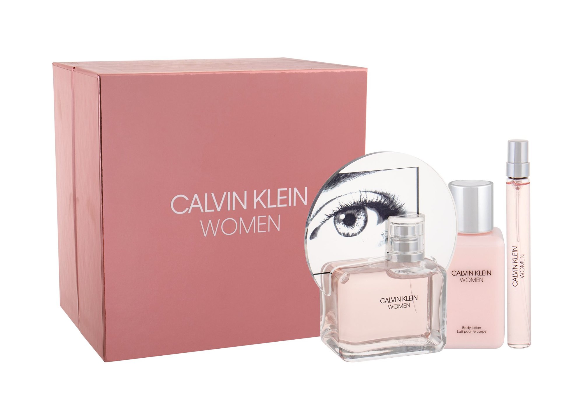 Calvin Klein Calvin Klein Women 100ml Edp 100 ml + Edp 10 ml + Body Lotion 100 ml kvepalai Moterims EDP Rinkinys (Pažeista pakuotė)