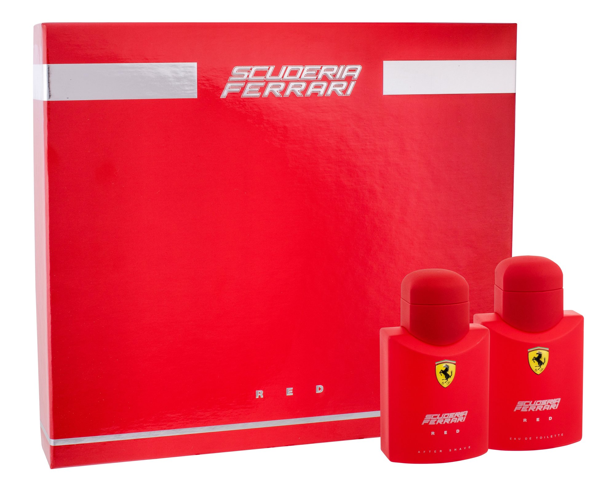 Ferrari Red 75ml Edt 75 ml + 75 ml Aftershave lotion Kvepalai Vyrams EDT Rinkinys