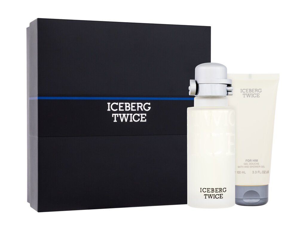 Iceberg Twice 125ml Edt 125 ml + Shower Gel 100 ml Kvepalai Vyrams EDT Rinkinys (Pažeista pakuotė)