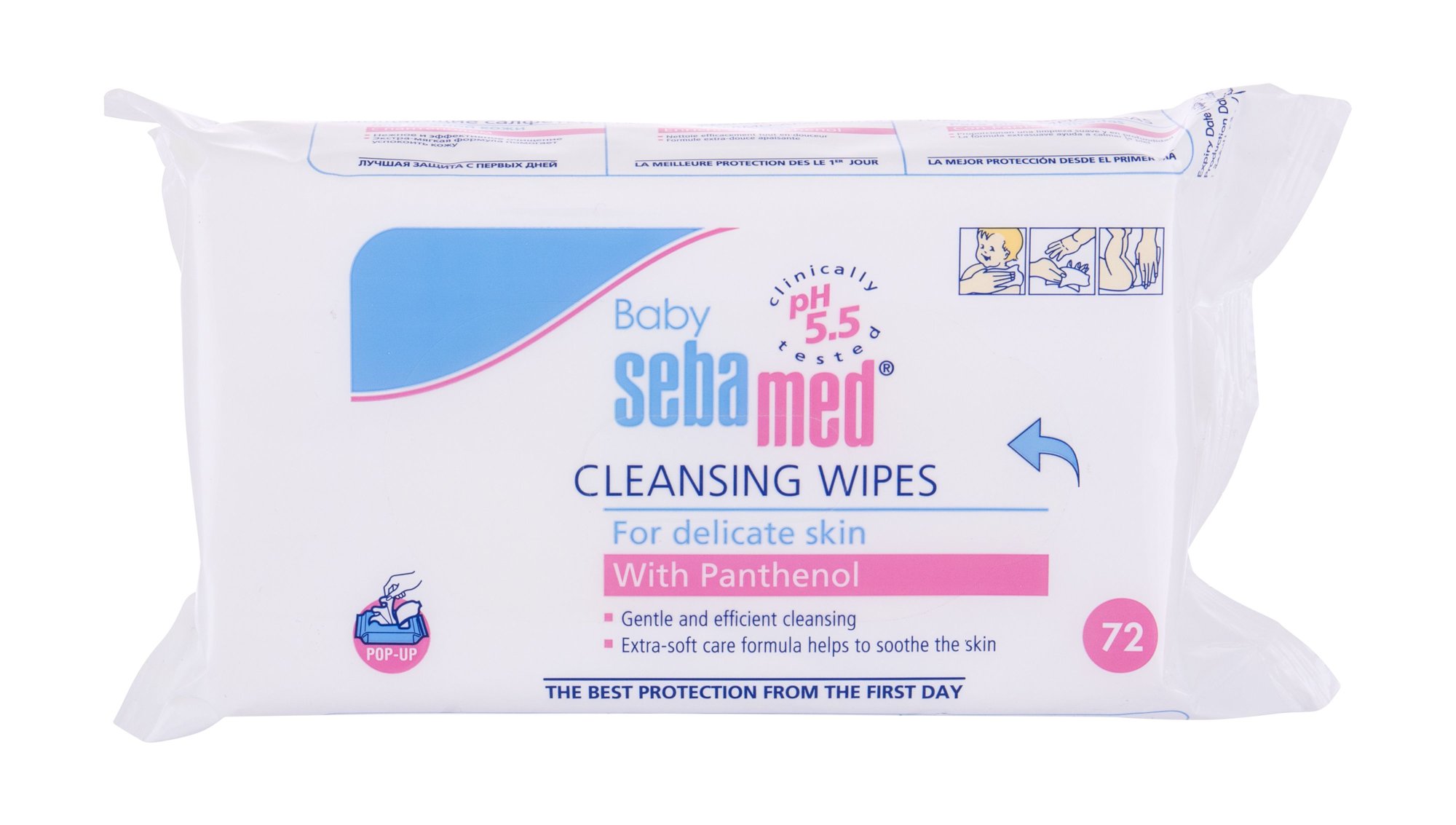SebaMed Baby Cleansing Wipes drėgnos servetėlės