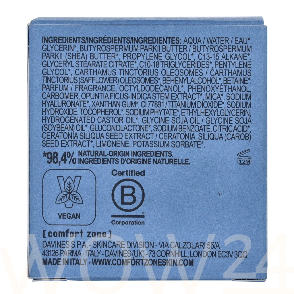 Comfort Zone Comfort Zone Hydramemory Rich Sorbet Cream 50 ml natūrali veido odos priežiūros priemonė