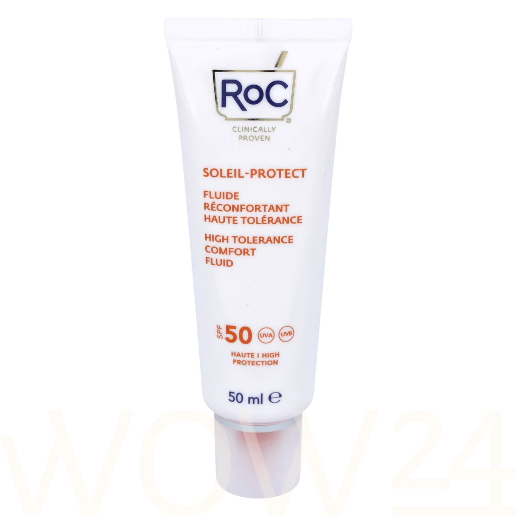 RoC RoC Soleil-Protect High Tolerance Fluid SPF50+ 50 ml veido apsauga