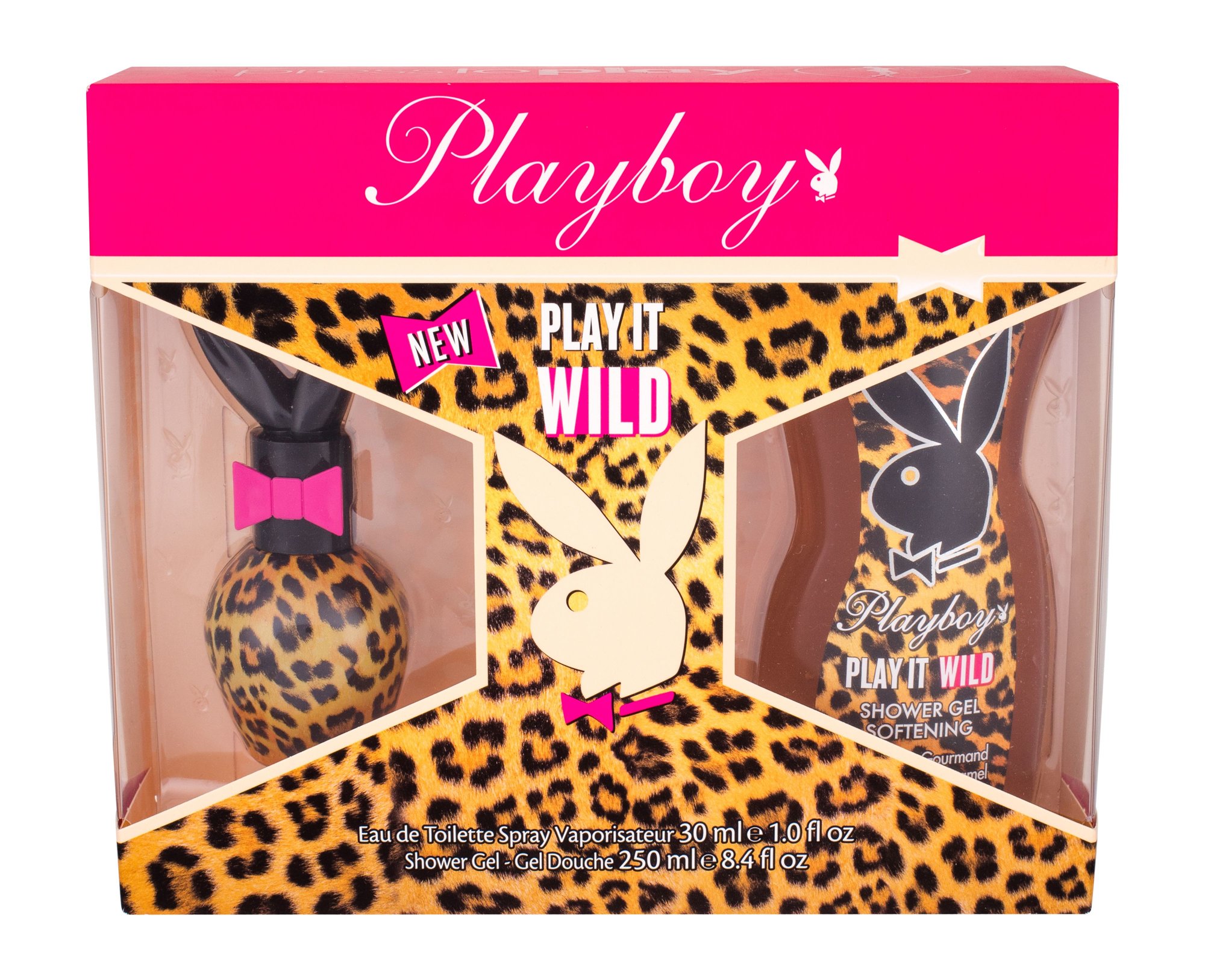 Playboy Play It Wild 30ml Edt 30ml + 250ml Shower Gel Kvepalai Moterims EDT Rinkinys