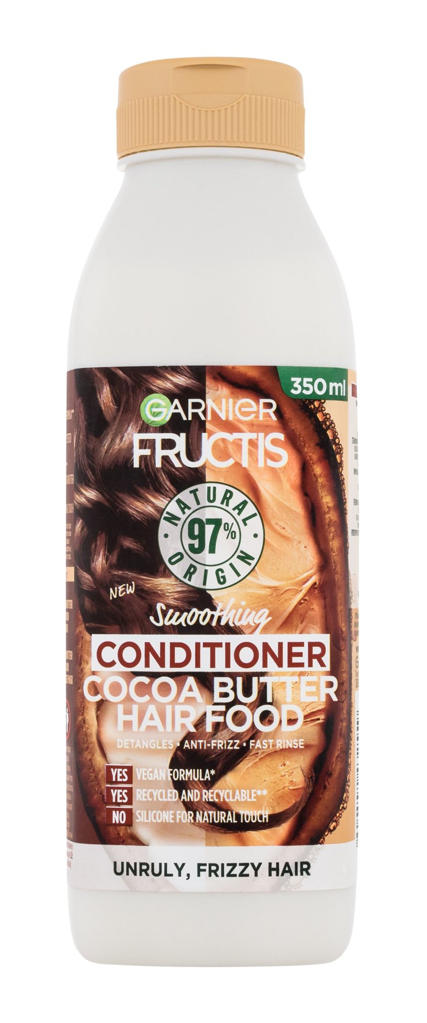 Garnier Fructis Hair Food Cocoa Butter 350ml kondicionierius (Pažeista pakuotė)