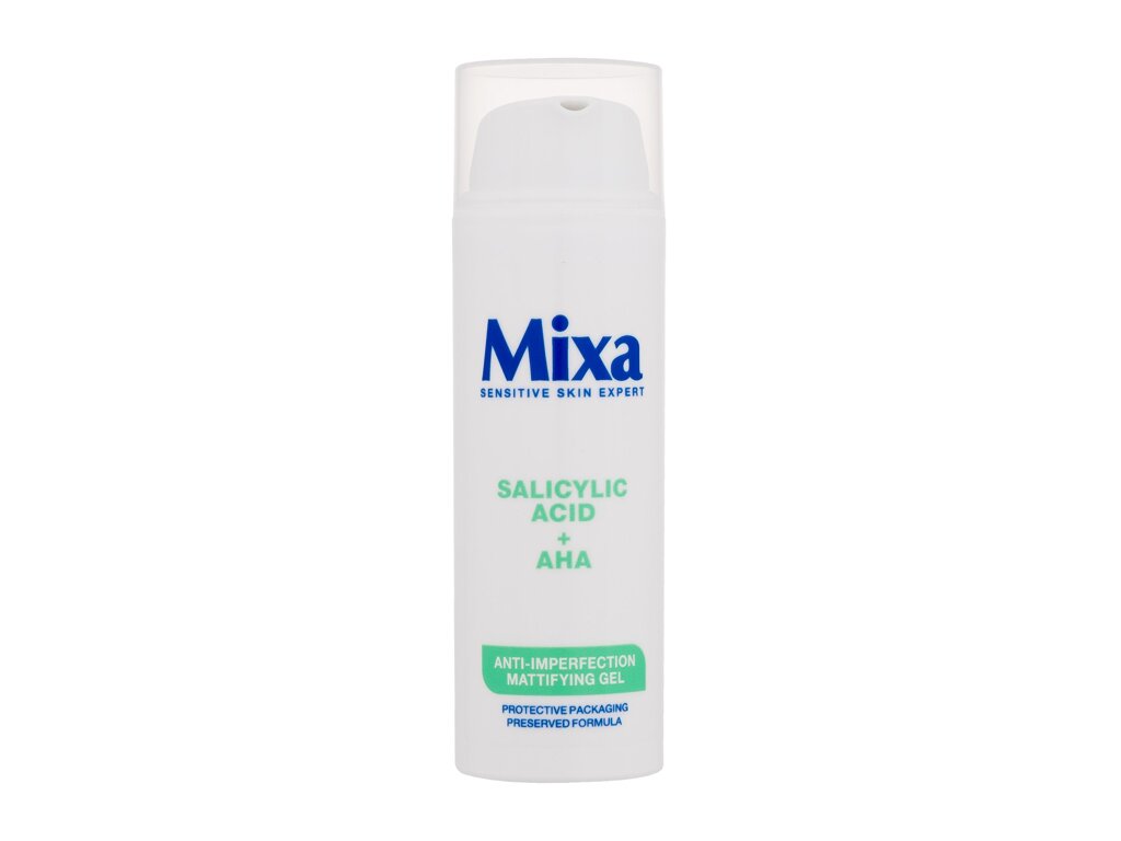 Mixa Salicylic Acid + AHA Anti-Imperfection Mattifying Gel Veido gelis 50 ml Damaged box