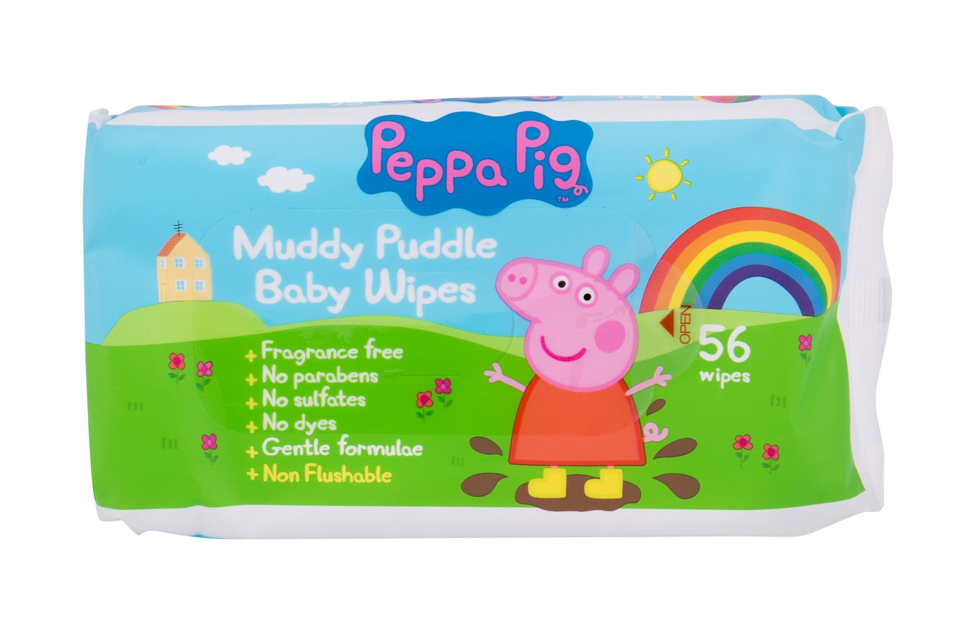 Peppa Pig Peppa Baby Wipes 56vnt drėgnos servetėlės (Pažeista pakuotė)