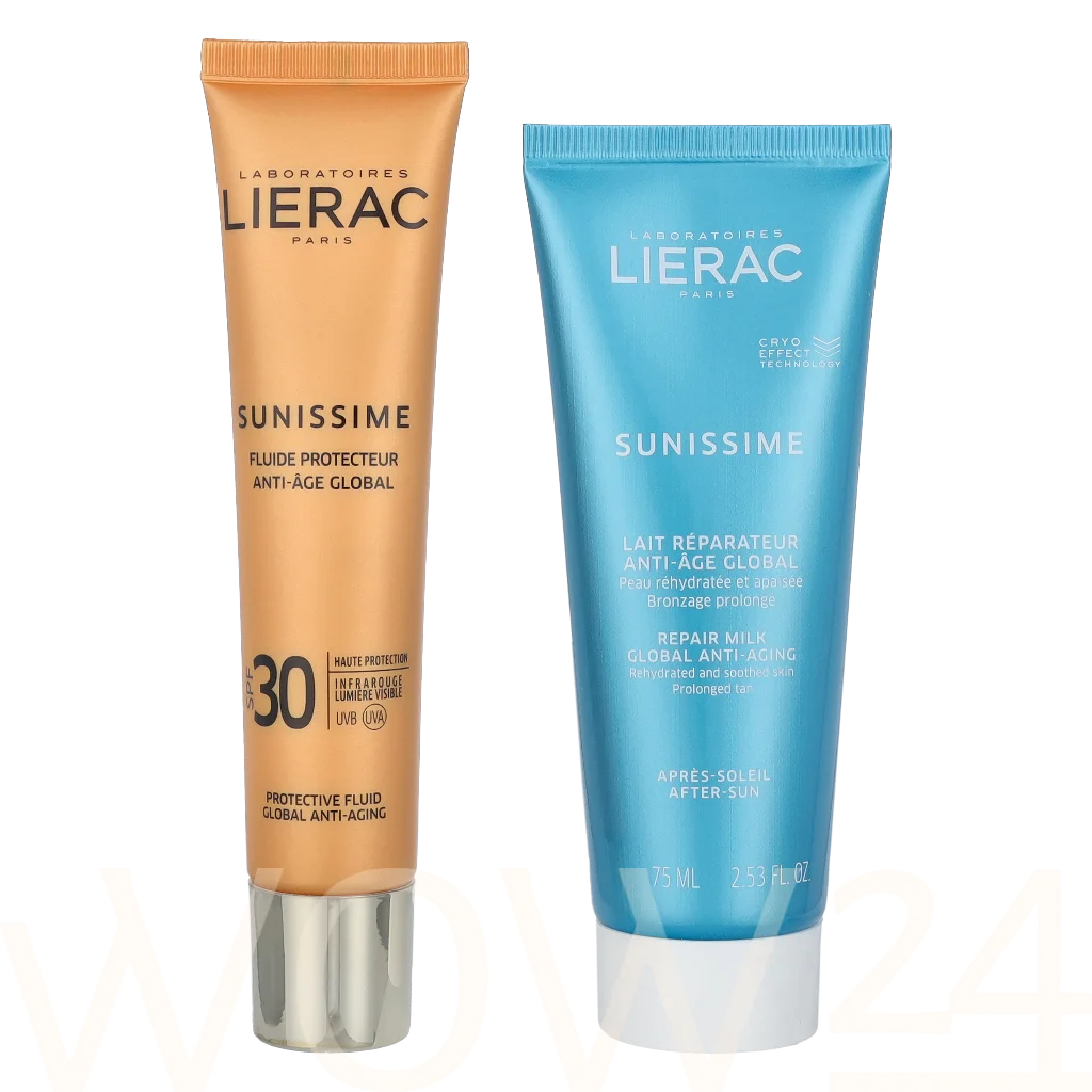 Lierac Paris Lierac Sunissime Protective SPF30+ Age Set 115 ml natūrali veido odos priežiūros priemonė