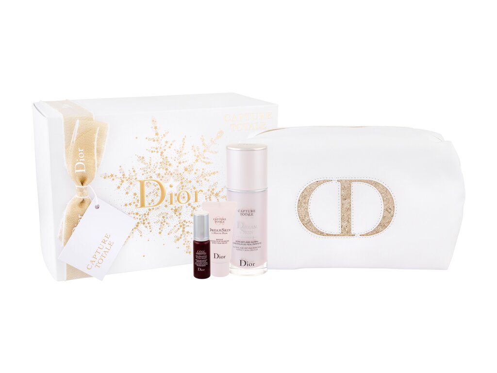 Christian Dior Capture Totale Dream Skin 50ml Facial Serum 50 ml + Facial Mask 15 ml + Facial Serum One Essential Skin Boosting 7 ml + Cosmetic Bag Veido serumas Rinkinys