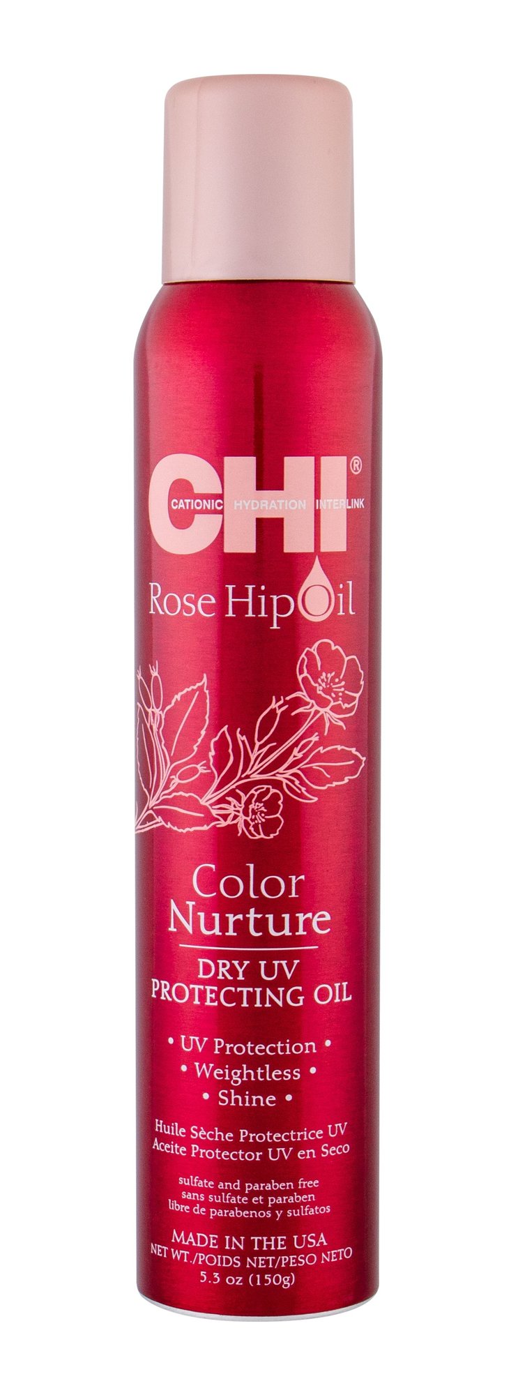 Farouk Systems CHI Rose Hip Oil Color Nurture 150g plaukų aliejus