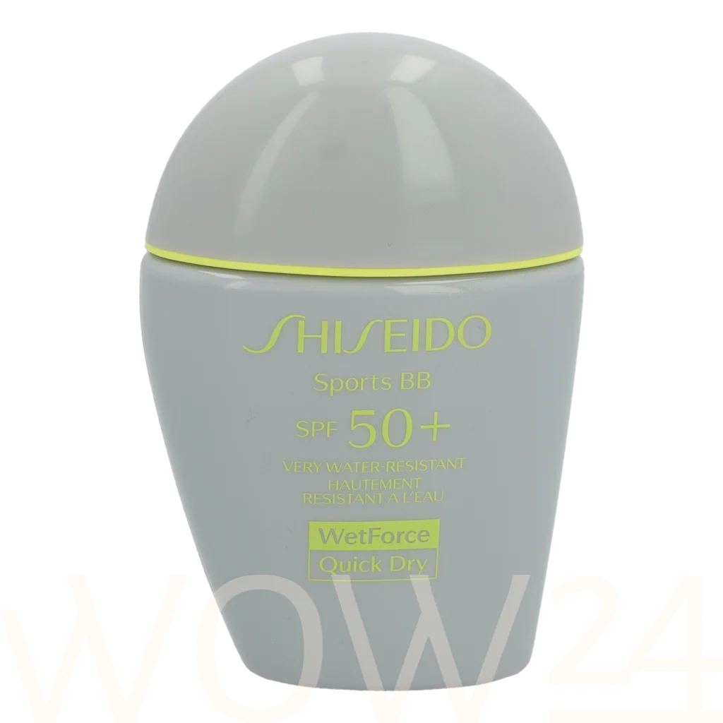 Shiseido Shiseido Sports BB Wetforce Quick Dry SPF50+ 30 ml natūrali veido odos priežiūros priemonė