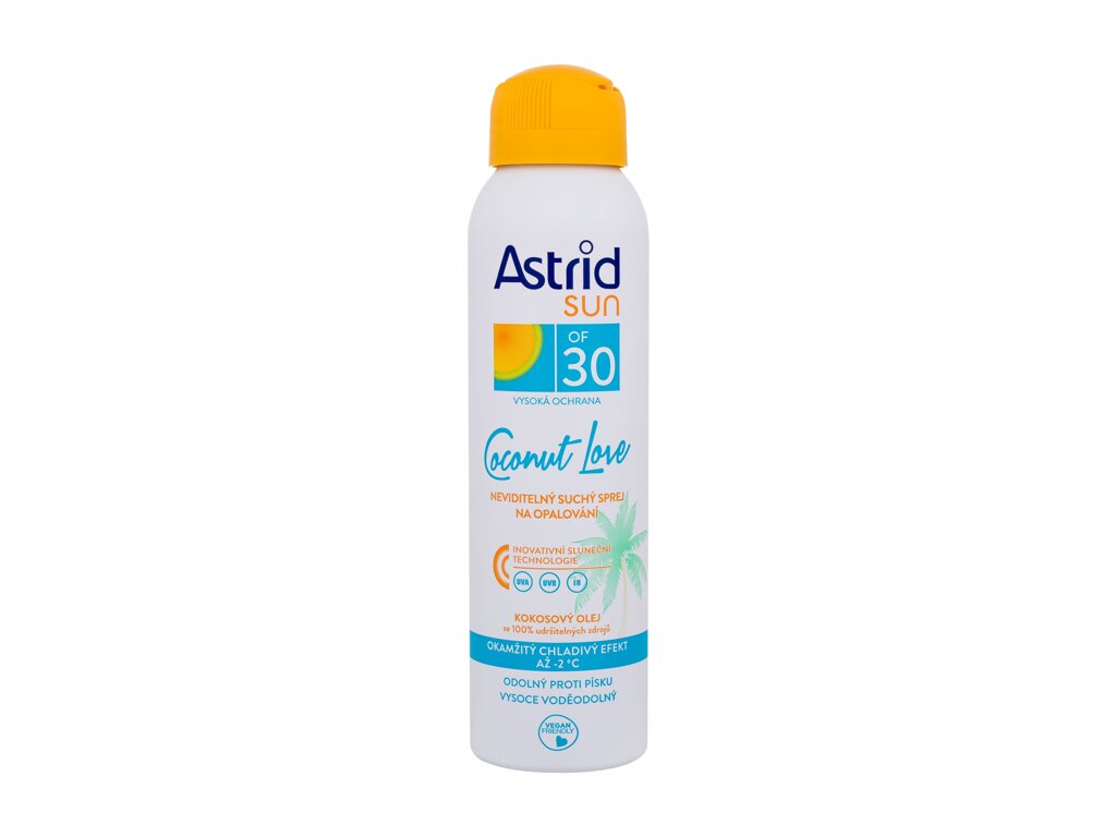 Astrid Sun Coconut Love Dry Mist Spray įdegio losjonas