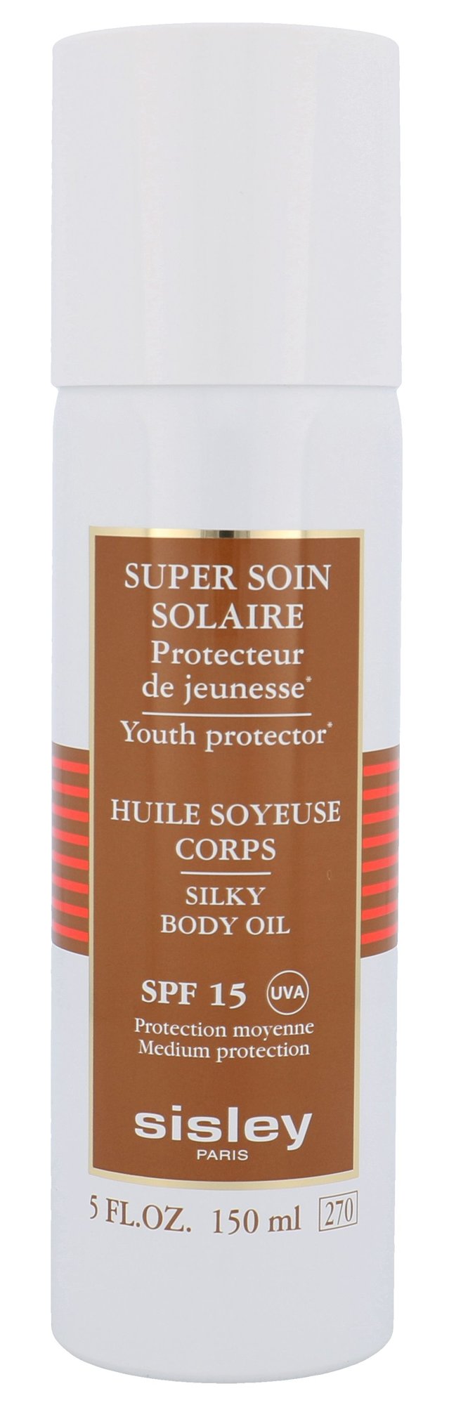 Sisley Silky Body Oil Sun Care NIŠINIAI įdegio losjonas