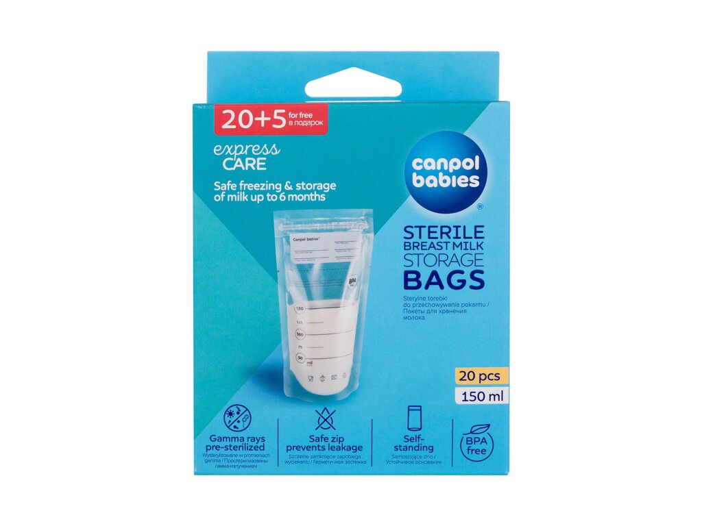 Canpol Babies Express Care Sterile Breast Milk Storage Bags
