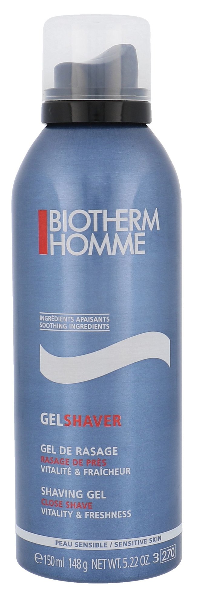 Biotherm Homme Gel Shaver 150ml skutimosi gelis (Pažeista pakuotė)