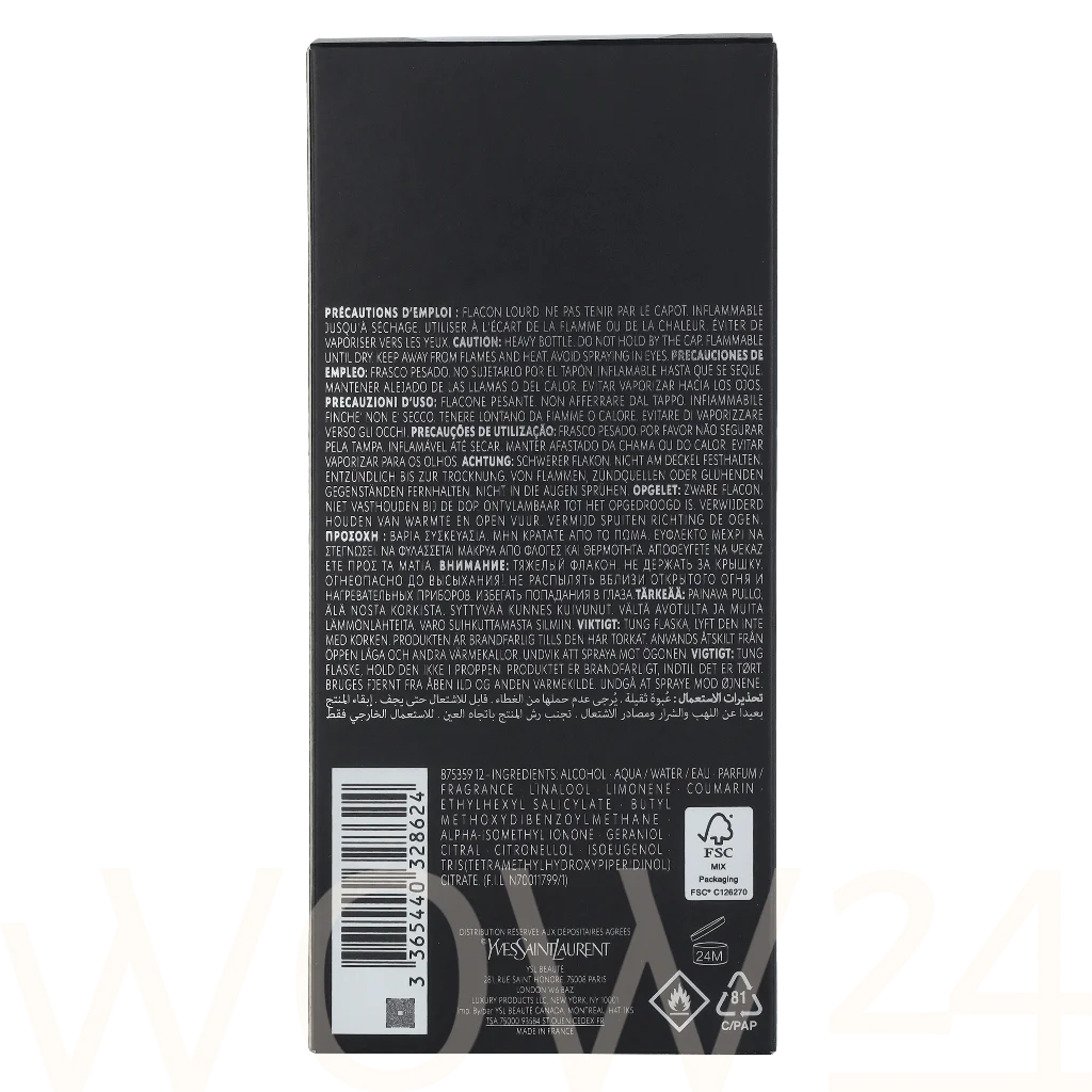 Yves Saint Laurent YSL La Nuit De L'Homme Edt Spray 200 ml kvepalai Vyrams EDT