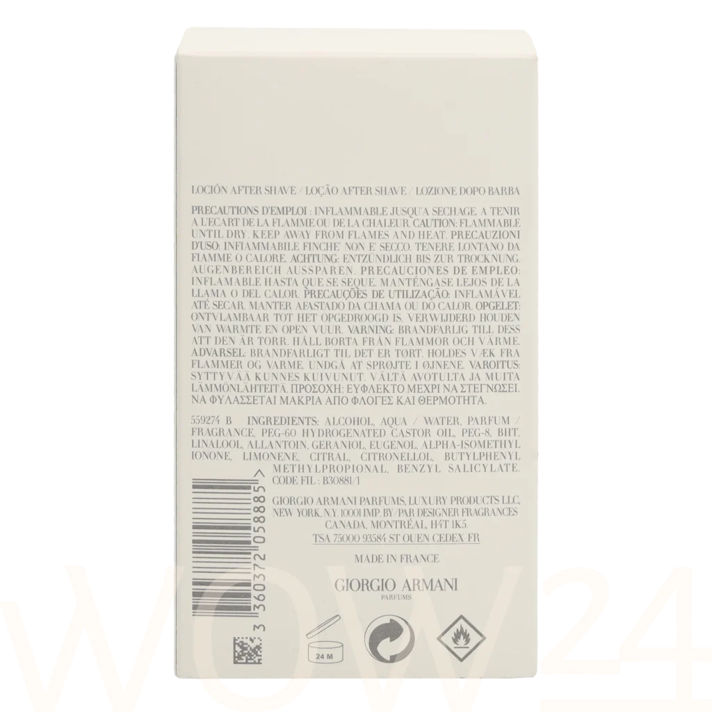 Armani Armani Acqua Di Gio Pour Homme After Shave Lotion 100 ml balzamas po skutimosi