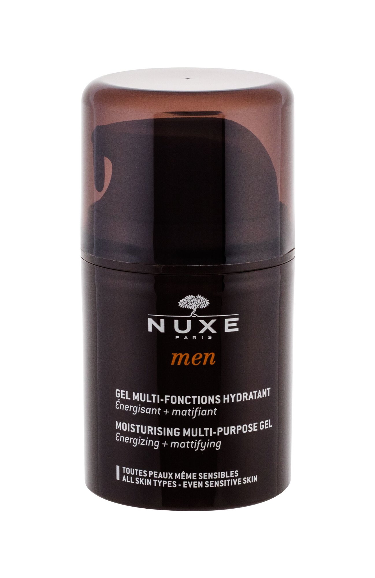 Nuxe Men Moisturising Multi-Purpose 50ml veido gelis (Pažeista pakuotė)