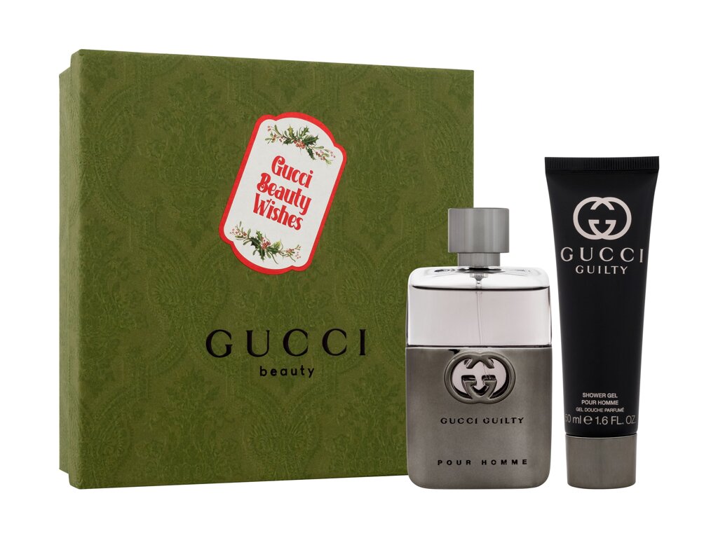 Gucci Guilty Pour Homme 50ml Edt 50 ml + Shower Gel 50 ml Kvepalai Vyrams EDT Rinkinys