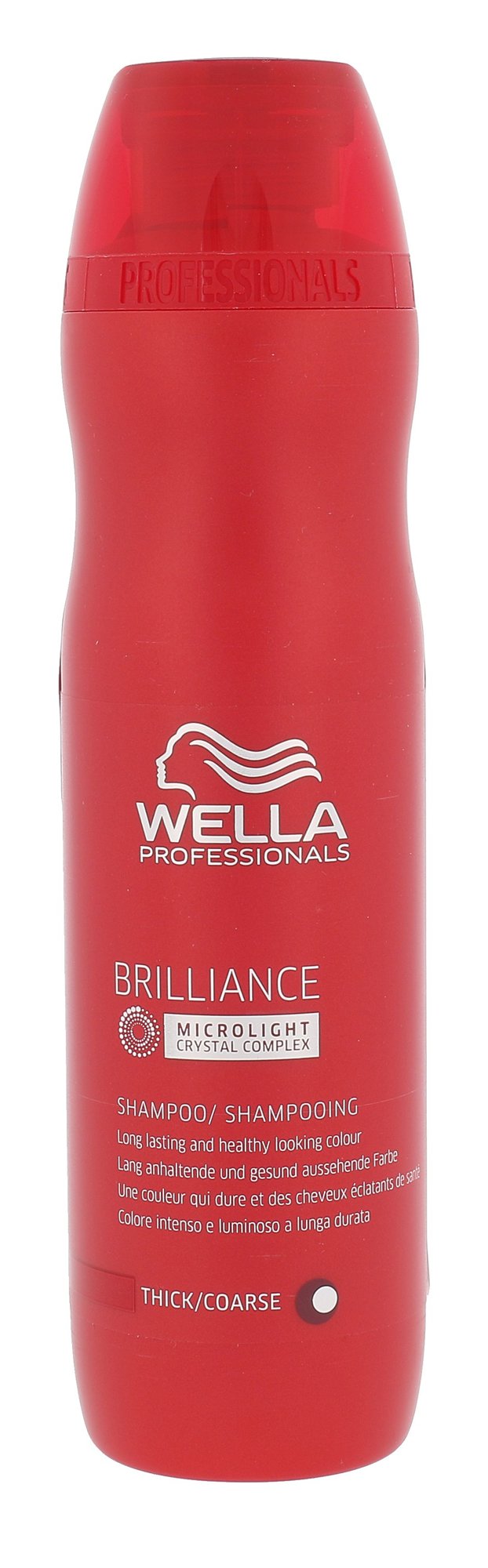 Wella Brilliance Thick Hair 250ml šampūnas