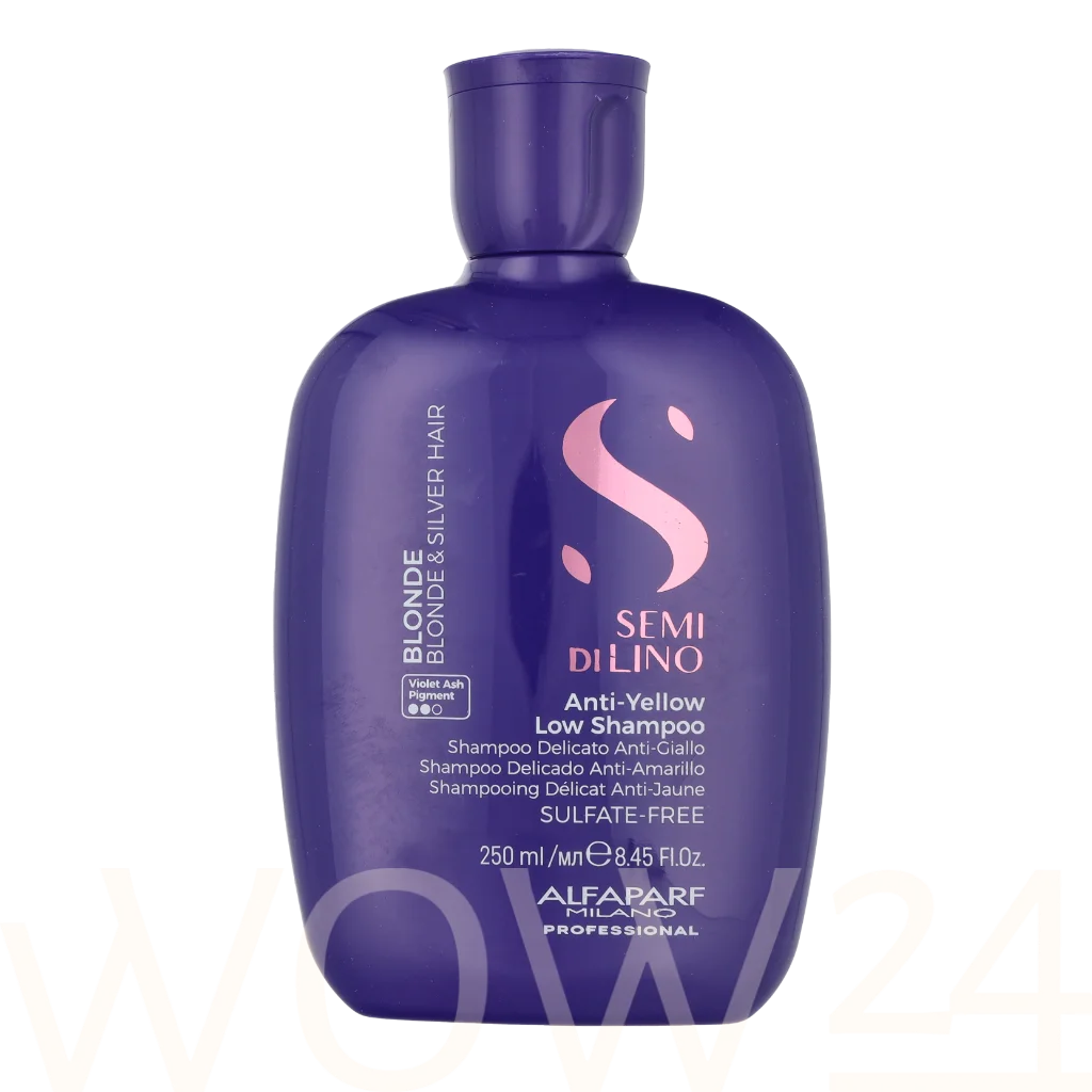 Alfaparf Alfaparf Semi Di Lino Intense Anti-Yellow Low Shampoo 250 ml &scaron;ampūnas
