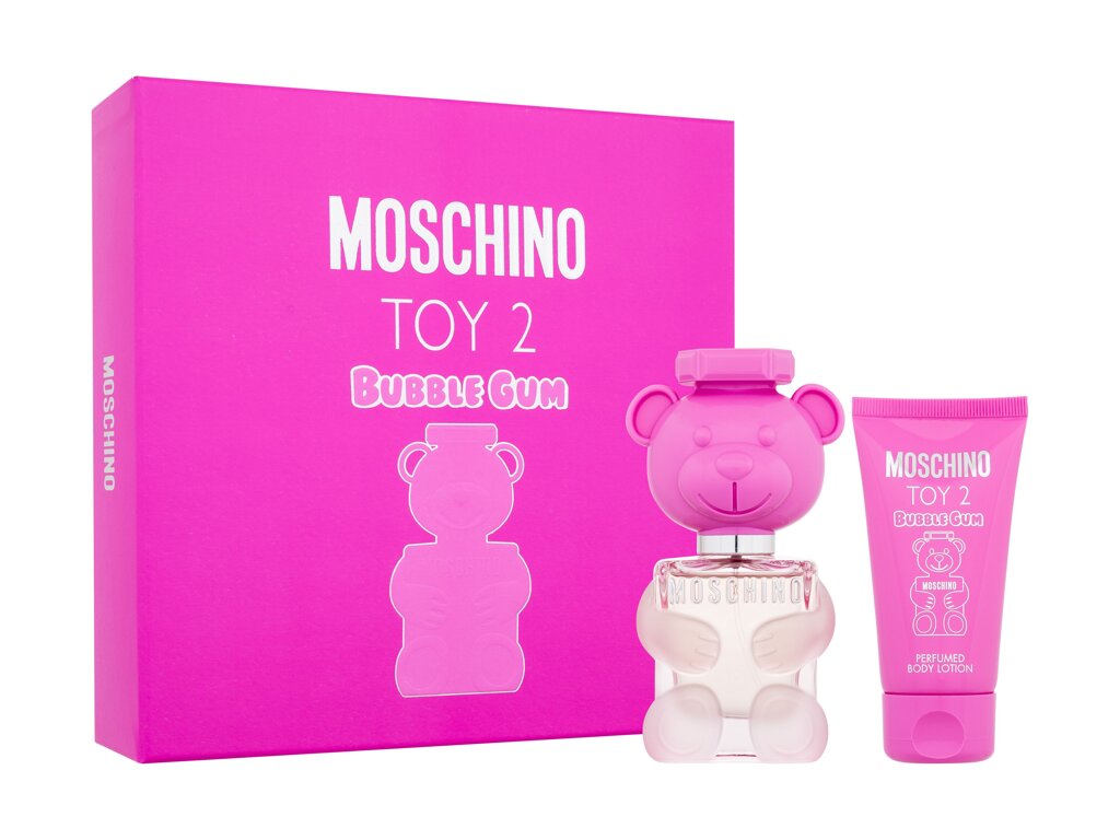 Moschino Toy 2 Bubble Gum Eau De Toilette 30 ml Edt 30 ml + Body Lotion 50 ml Damaged box Set