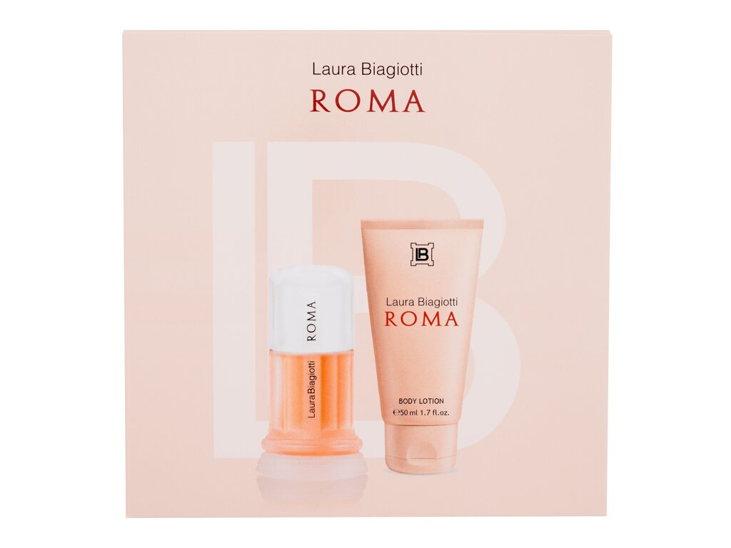 Laura Biagiotti Roma Eau De Toilette 25 ml Damaged box Set