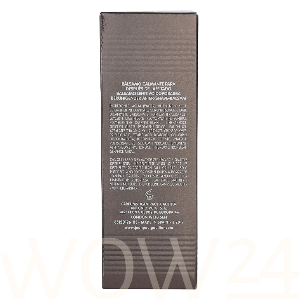 J.P. Gaultier J.P. Gaultier Le Male Soothing After Shave Balm 100 ml balzamas po skutimosi