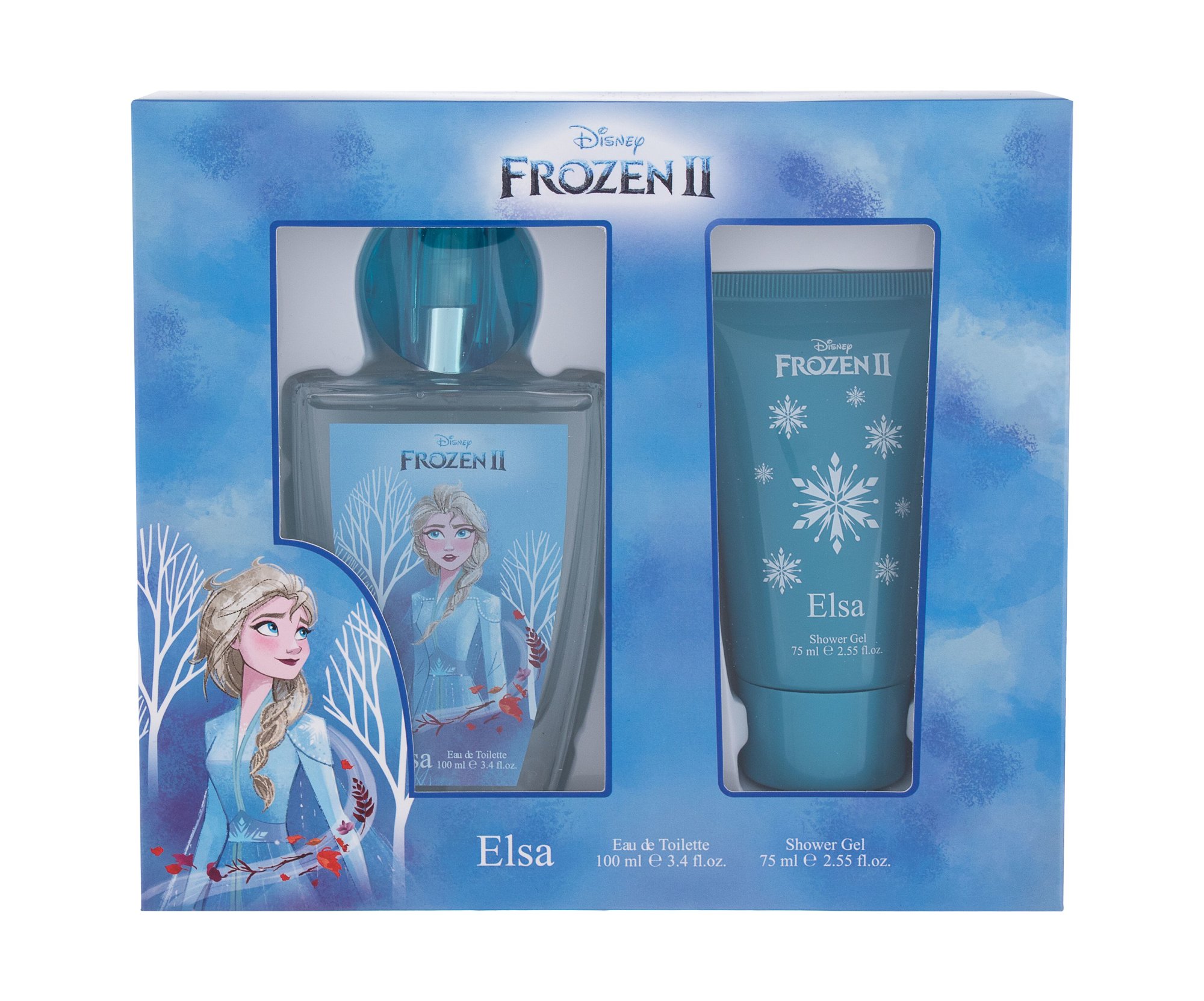 Disney Frozen II Elsa 100ml Edt 100 ml + Shower Gel 75 ml Kvepalai Vaikams EDT Rinkinys