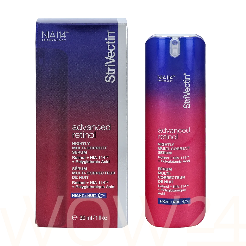 StriVectin Strivectin Advanced Retinol Nightly Multi-Correct Serum 30 ml natūrali veido odos priežiūros priemonė