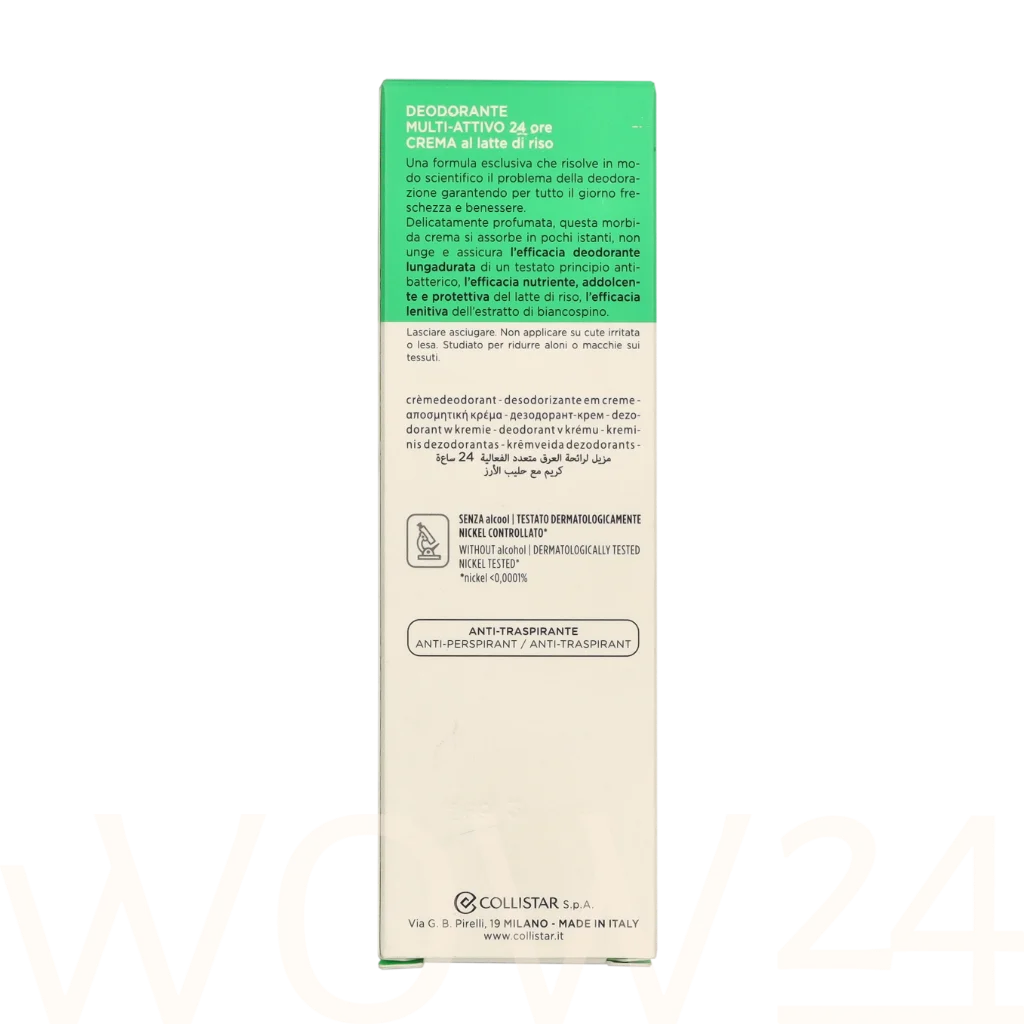 Collistar Collistar Multi-Active Deodorant 24 Hours Cream 75 ml kūno kremas