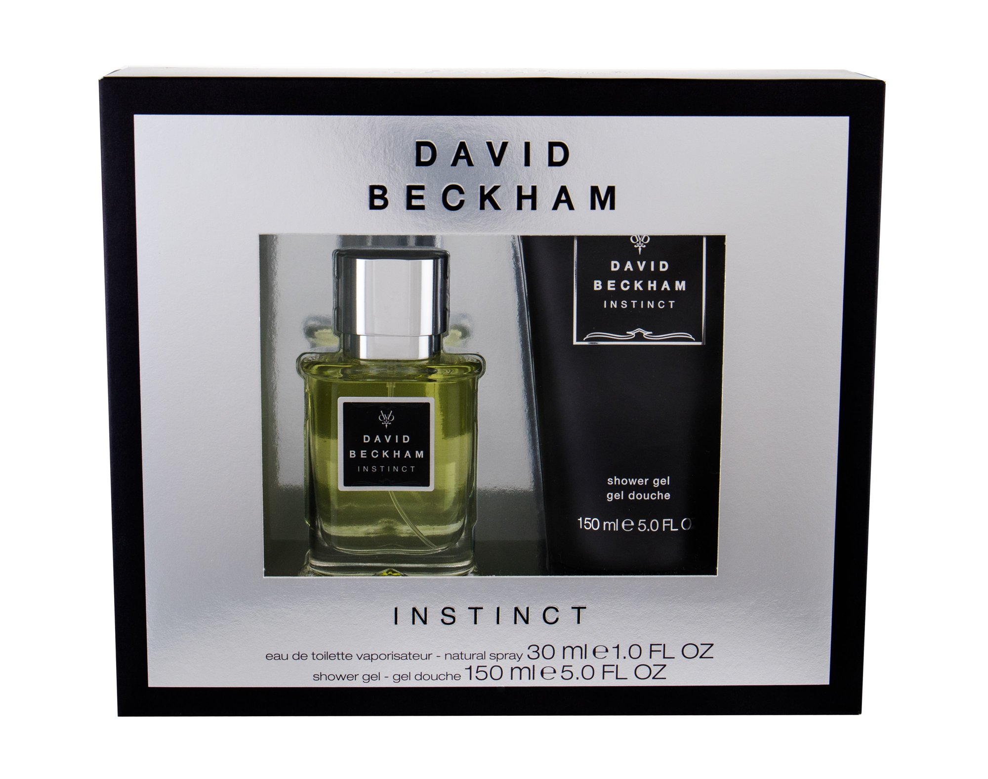 David Beckham Instinct 30ml Edt 30ml + 150ml shower gel Kvepalai Vyrams EDT Rinkinys (Pažeista pakuotė)