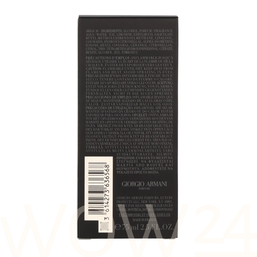Armani Armani Code Pour Homme Edt Spray 75 ml Kvepalai Vyrams EDT