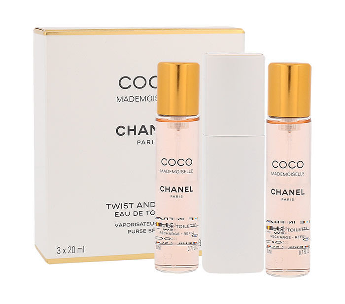 Chanel Coco Mademoiselle 20ml Kvepalai Moterims EDT twist and spray (Pažeista pakuotė)