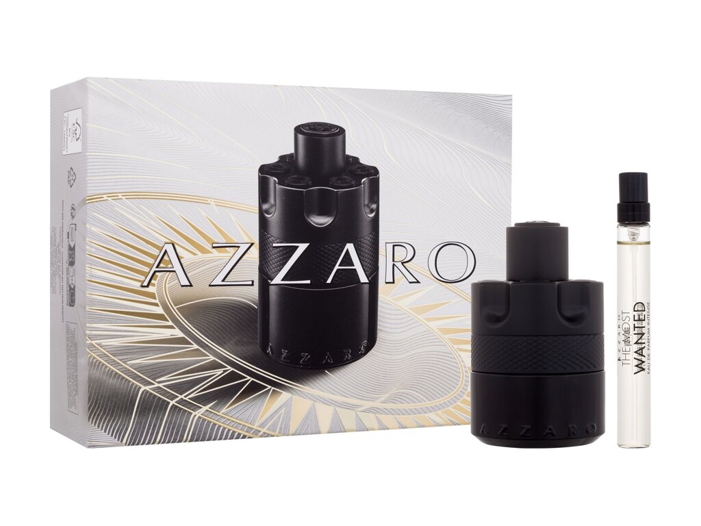 Azzaro The Most Wanted Intense Eau De Parfum 50 ml Edp 50 ml + Edp 10 ml Set