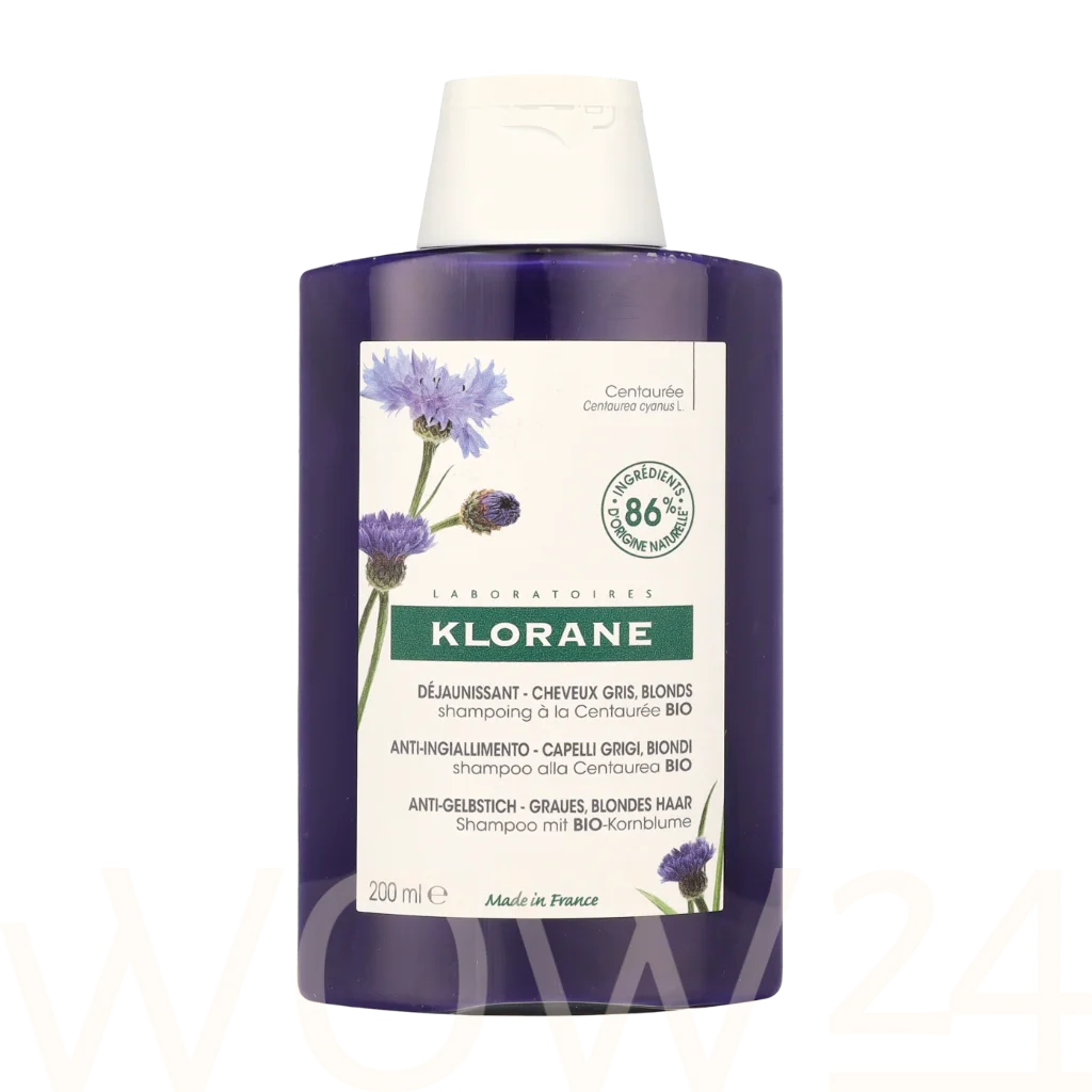 Klorane Klorane Anti-Yellowing Shampoo With Centaury 200 ml &scaron;ampūnas