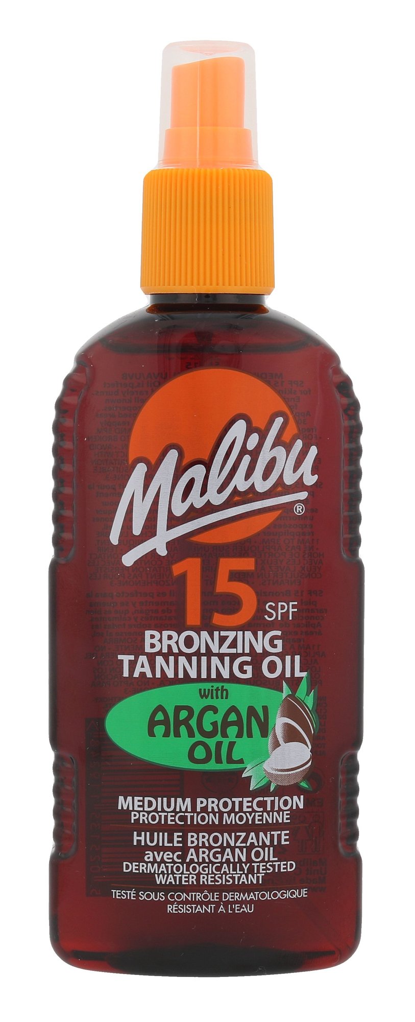 Malibu Bronzing Tanning Oil Argan Oil 200ml įdegio losjonas