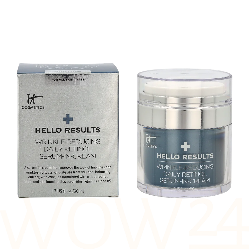 IT Cosmetics IT Cosmetics Hello Results Face Care Retinol Anti-Aging Crea 50 ml natūrali veido odos priežiūros priemonė