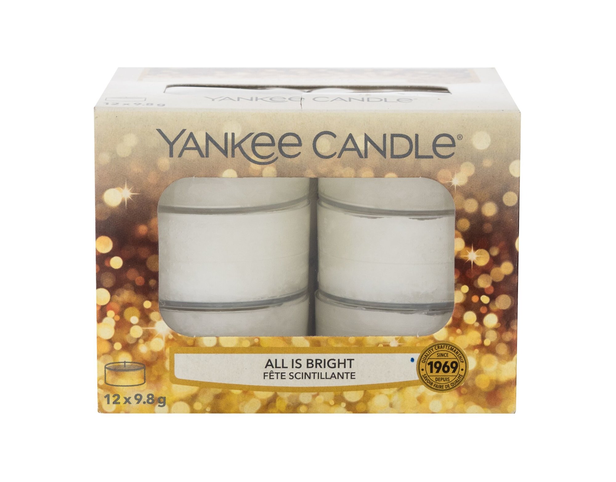 Yankee Candle All Is Bright 117,6g Kvepalai Unisex Scented Candle (Pažeista pakuotė)