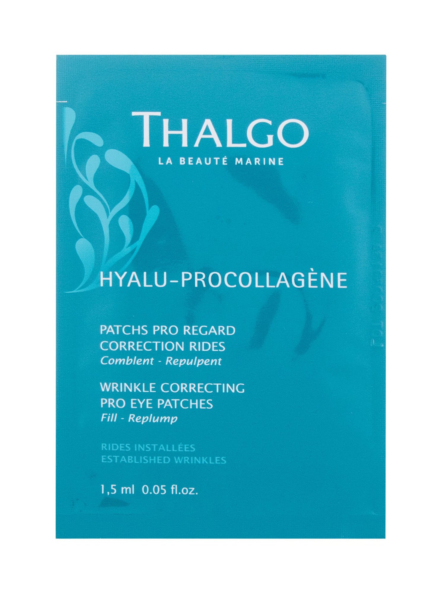 Thalgo Hyalu-Procollagéne Wrinkle Correcting Pro Eye Patches 8vnt paakių gelis (Pažeista pakuotė)