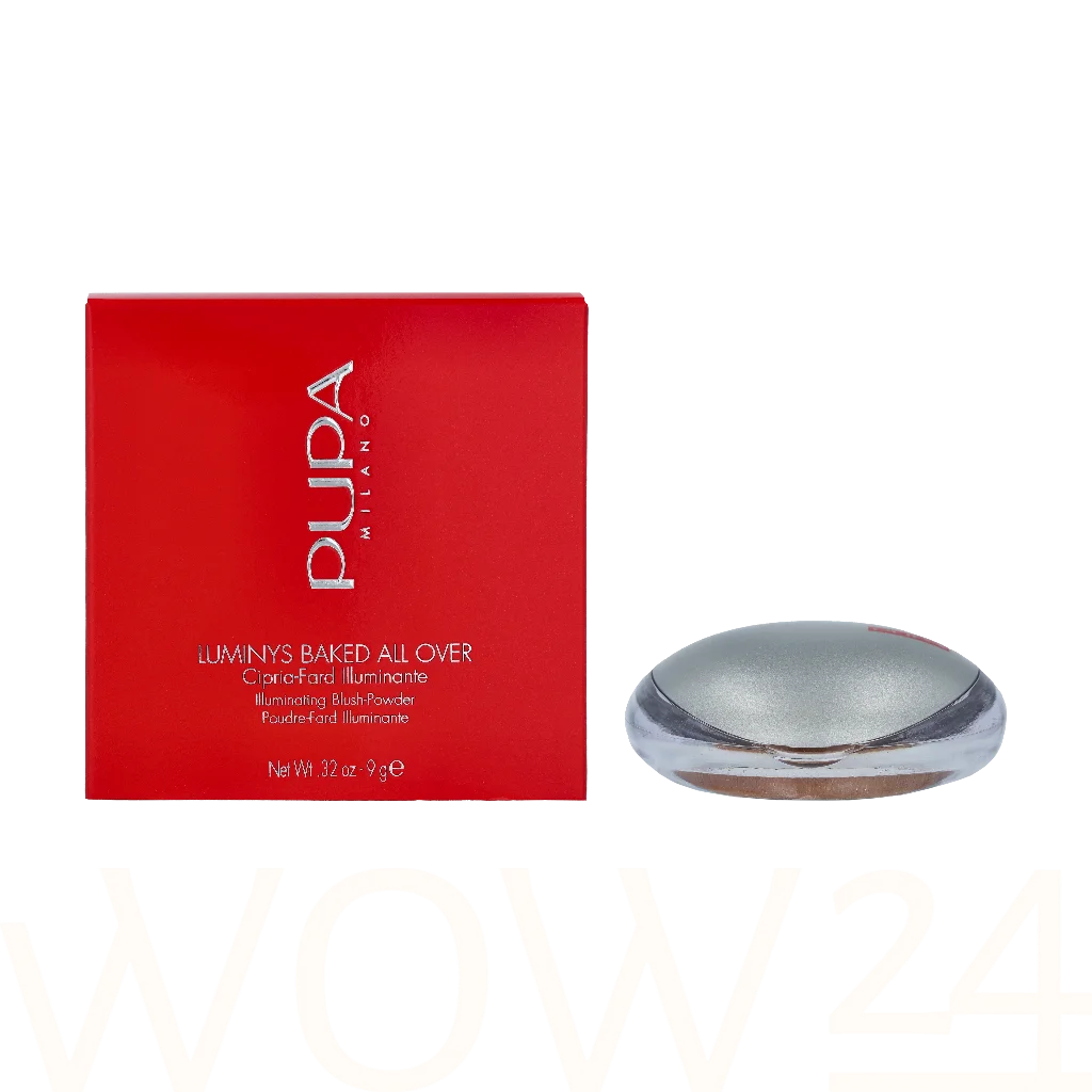 PUPA Milano Pupa Luminys Baked All Over Illuminating Blush-Powder 9 g natūrali veido odos priežiūros priemonė