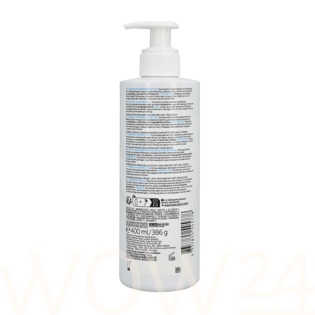 La Roche-Posay LRP Toleriane Hydrating Gentle Cleanser 400 ml Moterims Valomasis kremas