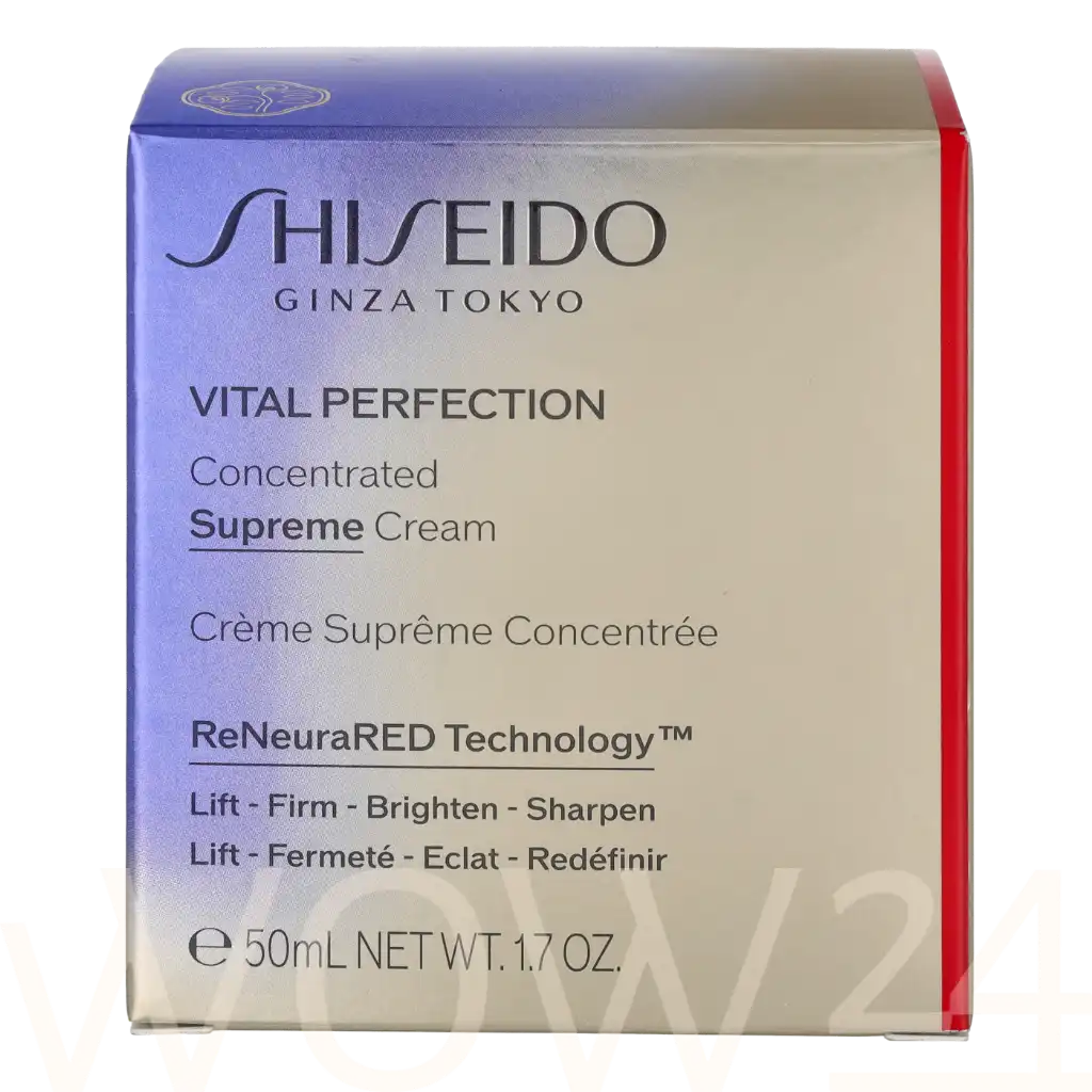 Shiseido Vital Perfection Concentrated Supreme Cream Dieninis kremas Dieninis veido kremas Moterims