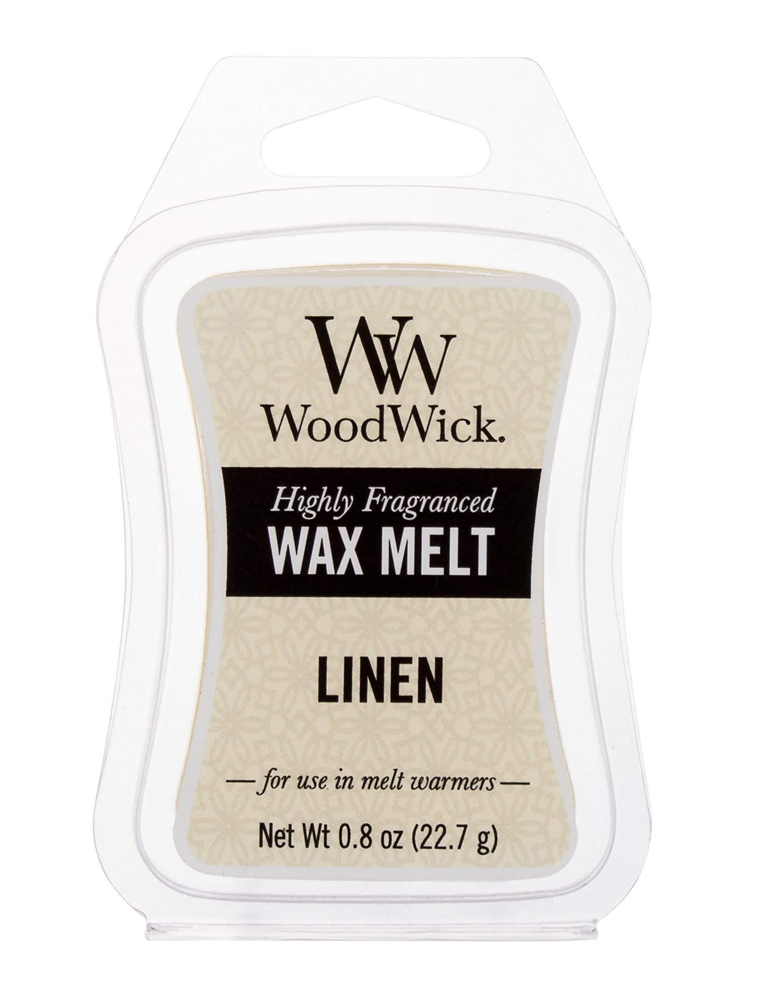 WoodWick Linen 22,7g Kvepalai Unisex Kvapusis vaškas (Pažeista pakuotė)