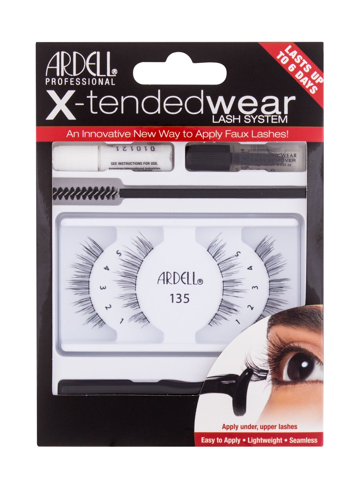 Ardell X-Tended Wear Lash System 1vnt dirbtinės blakstienos